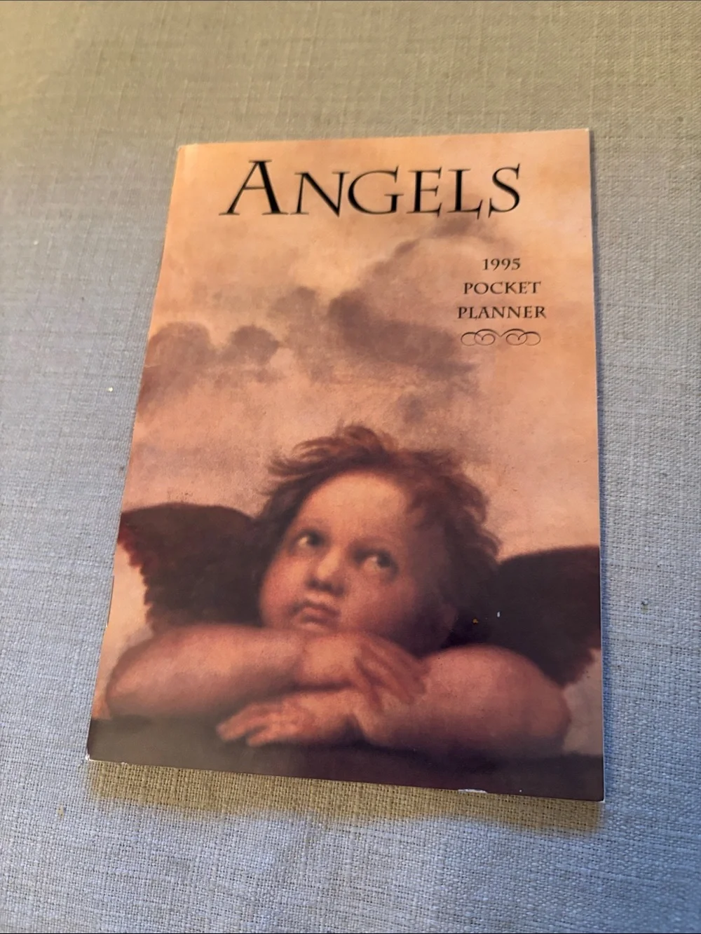 Vintage miniature 1995 pocket planner & 1996 Calendar Angels